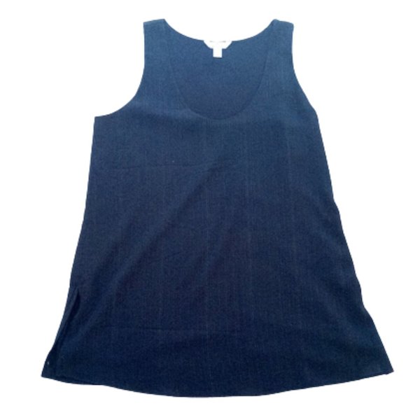 Long Black Tank Top Size Medium - Picture 3 of 5